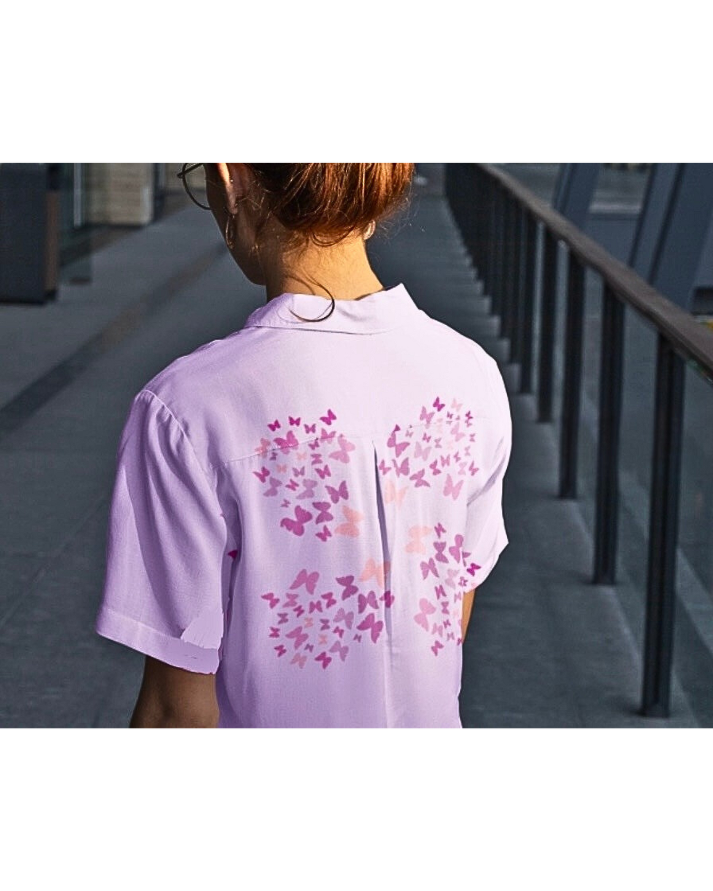 Lavender Flutterback Shirt