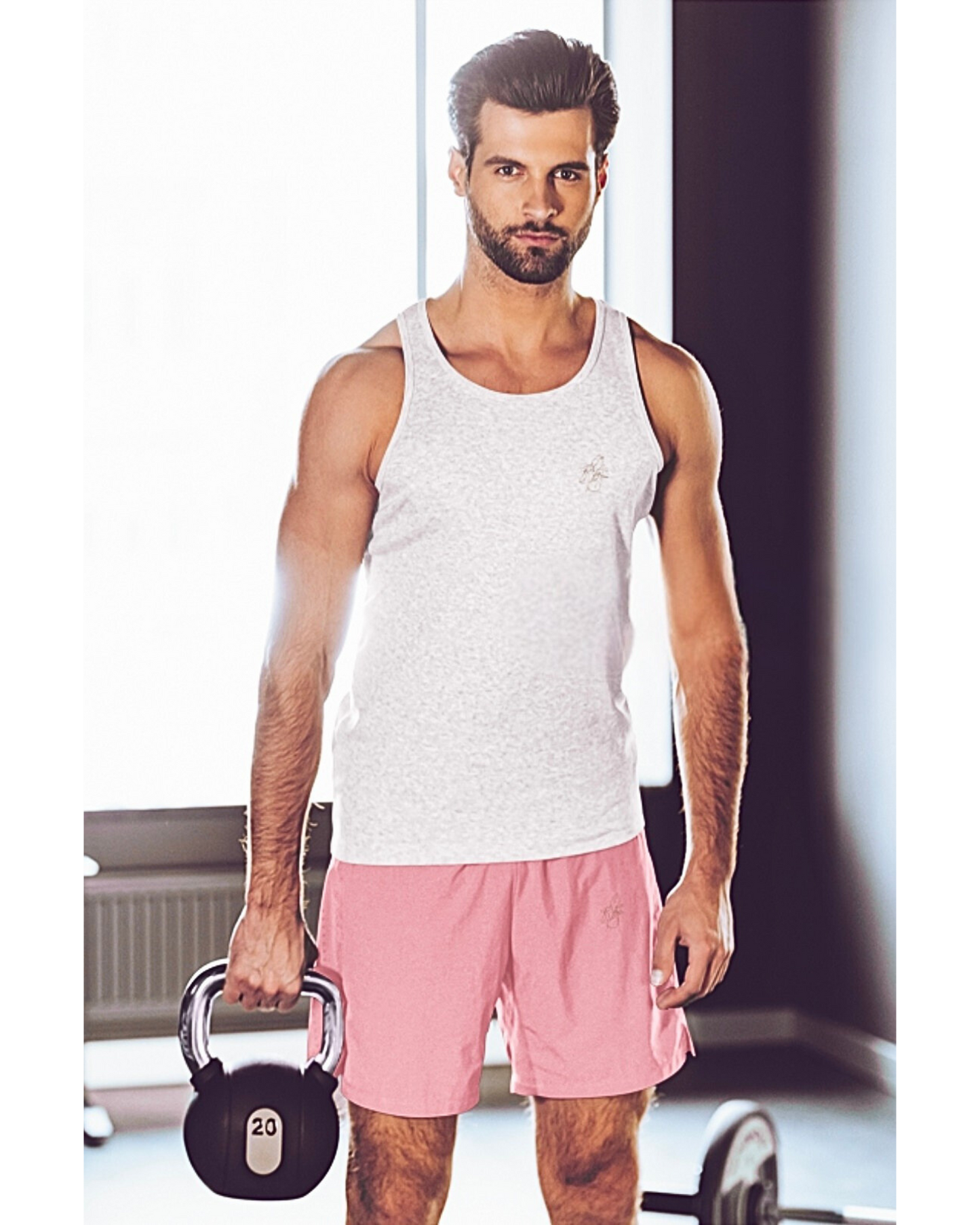 Dusty Rose Unisex Lounge Shorts – Comfort Fit Minimal Edition