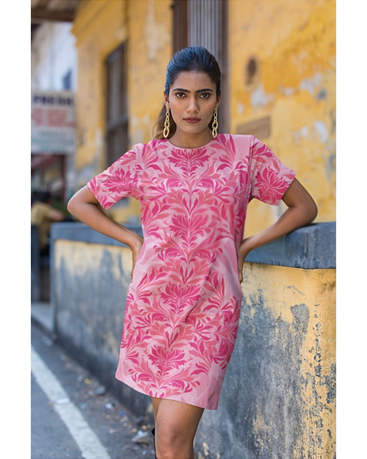 Blush Bloom Padmini T-shirt Dress