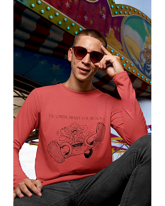 Laughter Therapy Oversized Tee – For the Bold Souls